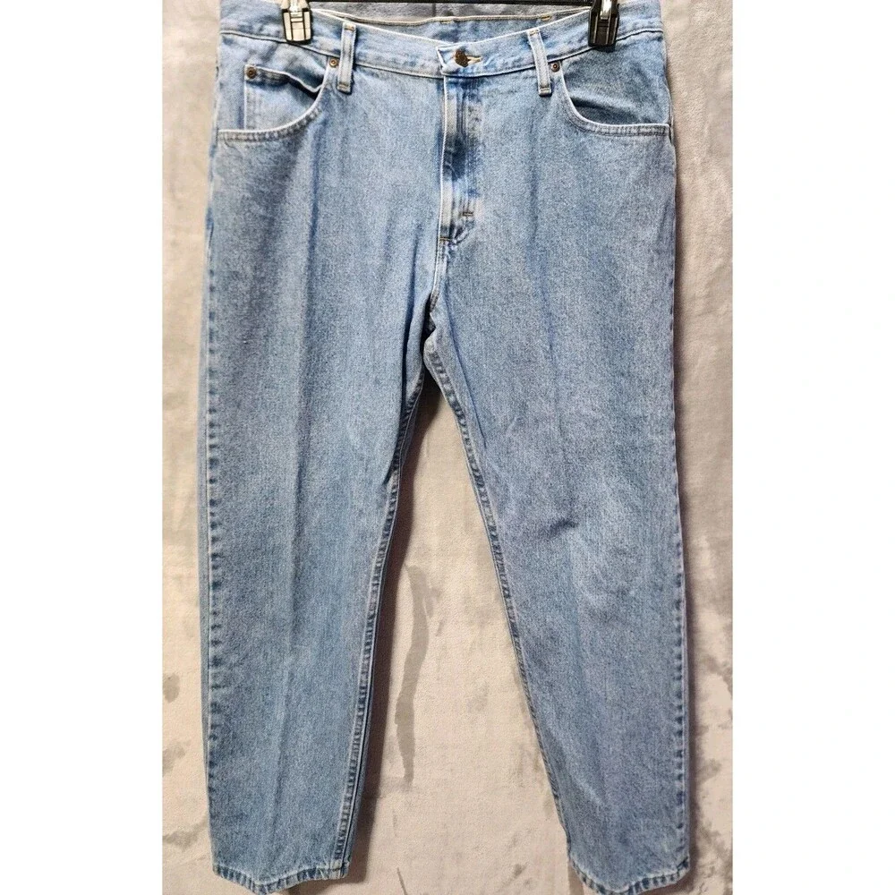 Wrangler Jeans Mens 36x30 Blue Denim Cowboy Workwear Outdoor Classic Comfort